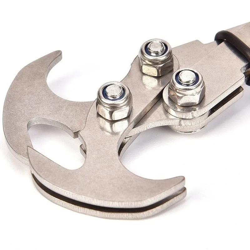 Folding Hook Outdoor Rock Climbing Rescue Claw Survival Mountaineering Hook Tool Multifunctional Stainless Steel wall mount hooks