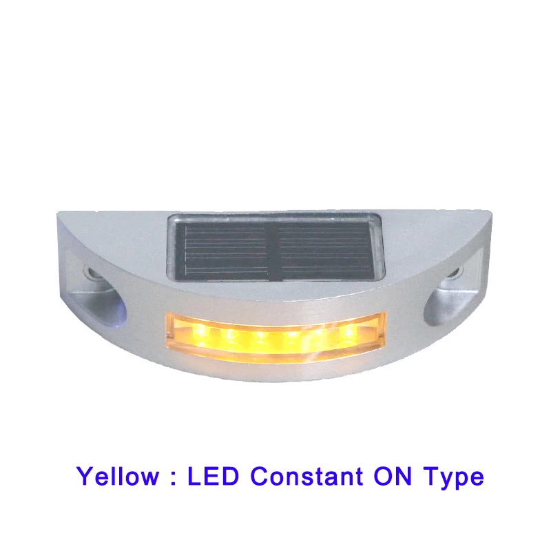 Waterproof LED Solar Powered Road Stud Light for Decks Boats Driveways Stairways Pavements