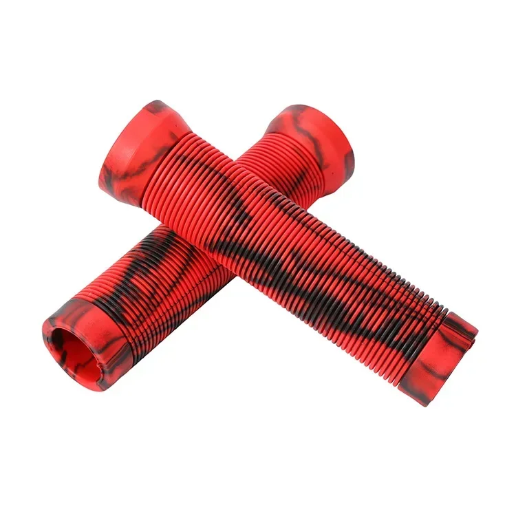 Rubber Mtb Bike Grip Bicycle Handle Bar Cuffs Cover Anti-slip Tricycle Skateboar