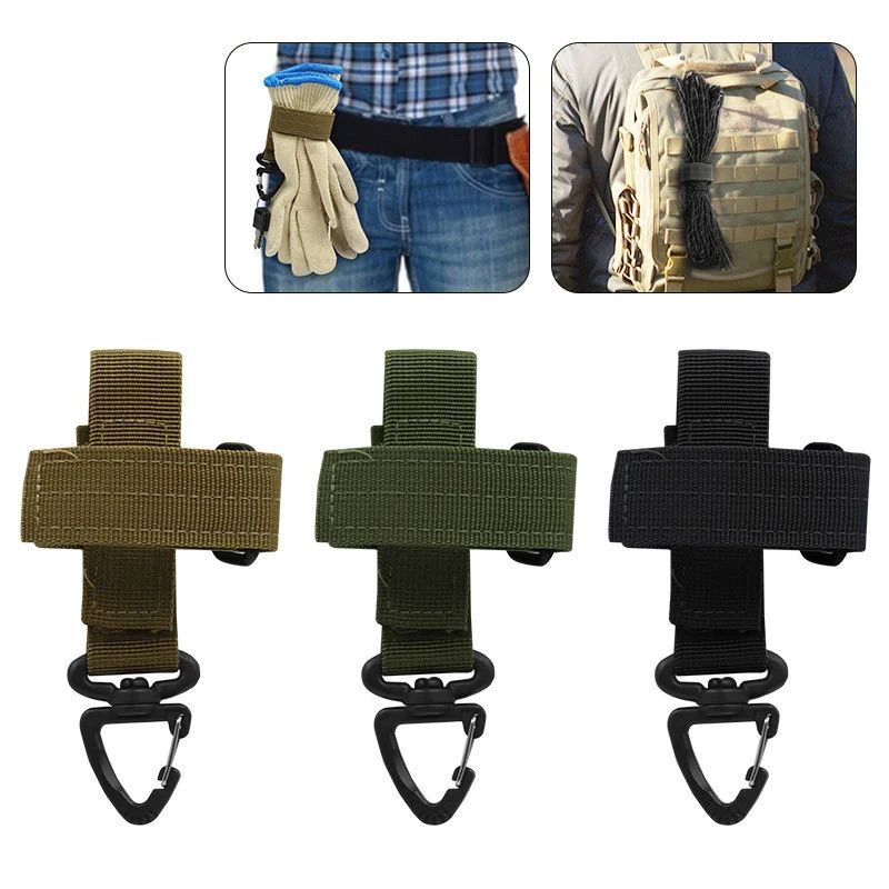 

Gloves Hook Multi-purpose Nylon Work Gloves Safety Clip Outdoor Tactical Gloves Climbing Rope Anti-lost Camping Hanging Buck