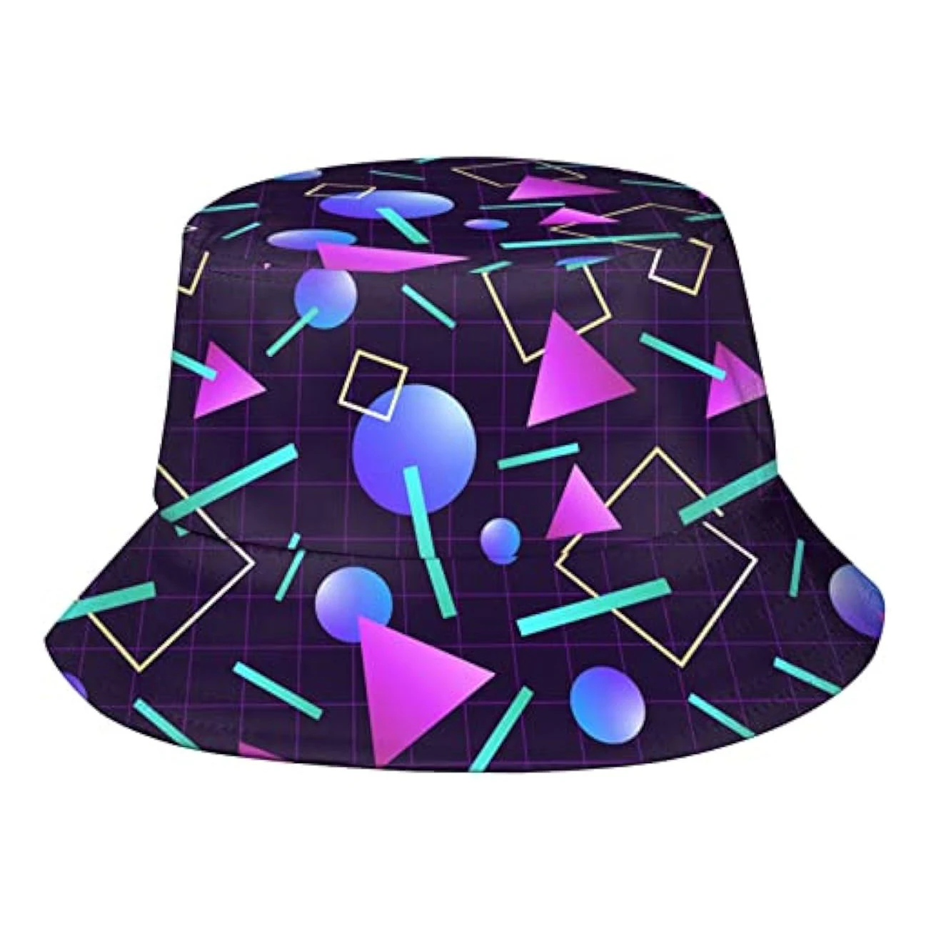 

Retro Vintage 80s 90s Abstract Bucket Hat Fishing Hats Summer Travel Beach Sun Uv Protection Packable Fisherman Cap