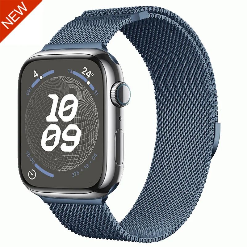 Premium Milanese Mesh Apple Watch Band Bracelet - Elegant Sport Strap