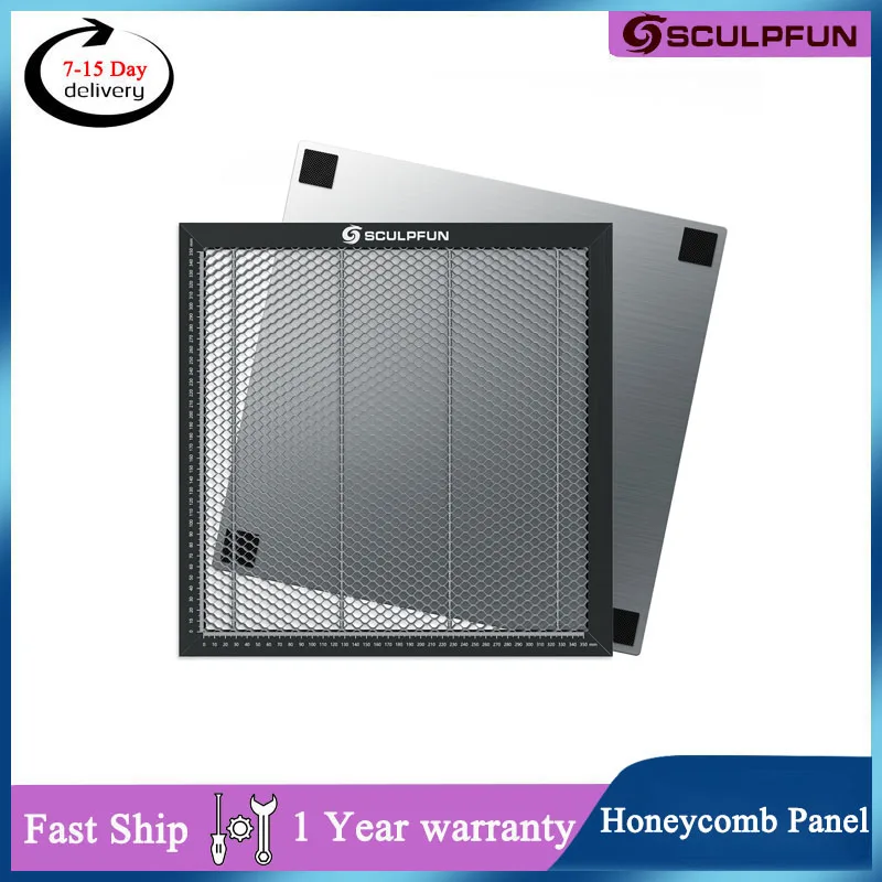 SCULPFUN S9 S10 Honeycomb Working Table Board Steel Panel Platform for CO2 Diode Laser Engraver Cutting Machine 400x400mm db 3d printer parts hotbed sublimation plate engineering board bambu lab x1 p1p platform magnetic steel high temperature film