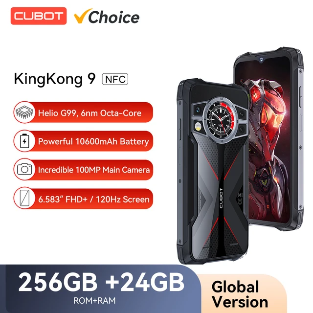 Cubot King Kong 9, 120Hz 6.583“ Screen, Helio G99, IP69K