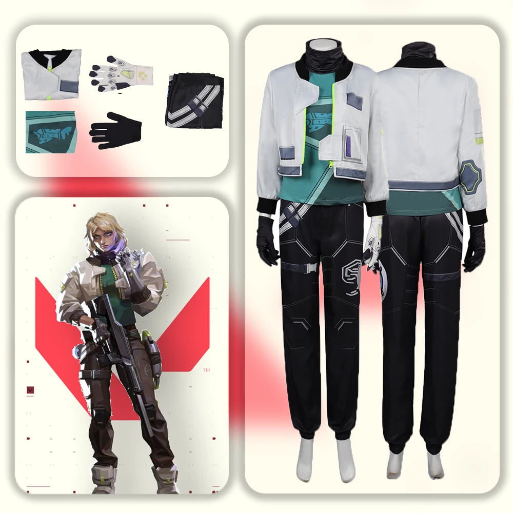 Gioco Validant Deadlock Cappotto Cosplay Fantasia Costume Giacca Camicia Pantaloni Guanti Set Vestiti Donne Adulte Abiti Vestito Di Halloween