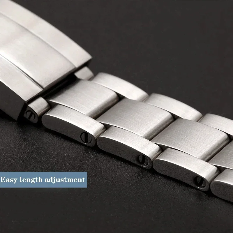 Premium 904 Stainless Steel Men's Oyster Watch Bracelet - Metal Strap 20mm/21mm