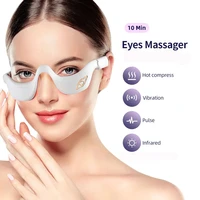 3D Hot compress Eyes Relax Massager Fatigue Relief Eye Wrinkles Dark Circles Remover Eye Skin Tightening Eye Beauty Device 1