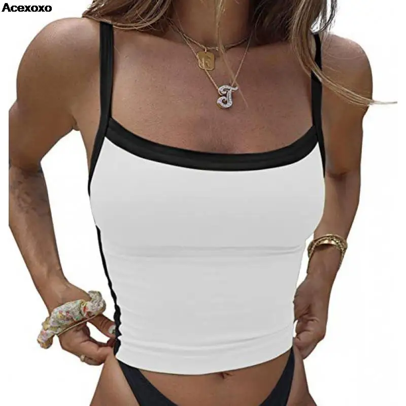 

In the summer of 2023, revealing the umbilical small vest and halter slim casual wear backless short