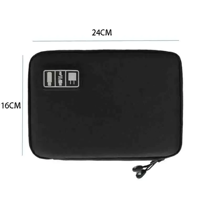Cable Storage Bag 1-2PCS Waterproof Headphone Case Mobile Data Cable Digital Charger Accessories