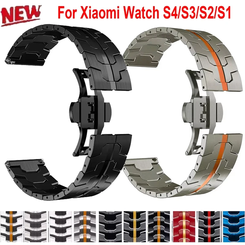 Elegant Stainless Steel Metal Wristband Replacement Bracelet