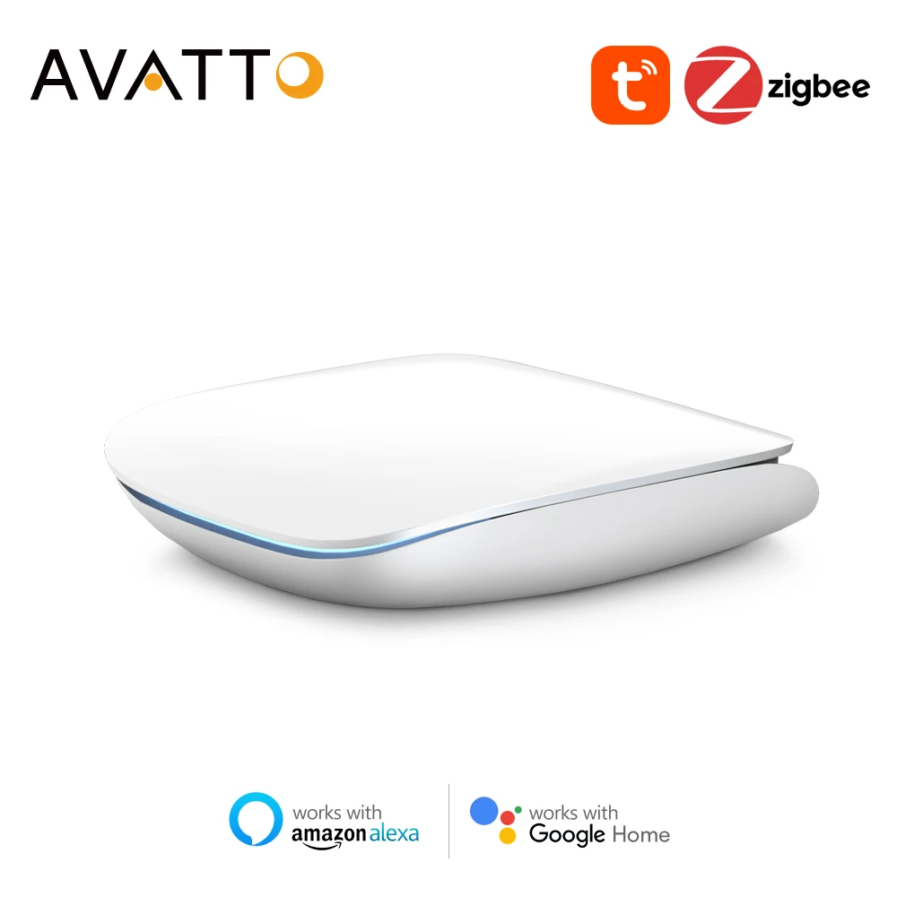 Smart Zigbee Bridge Smart Zigbee Gateway AVATTO Tuya Zigbee 3.0 Gateway Hub Smart Home Bridge Smart Life APP Wireless Remote Voice Control for Alexa Google Home