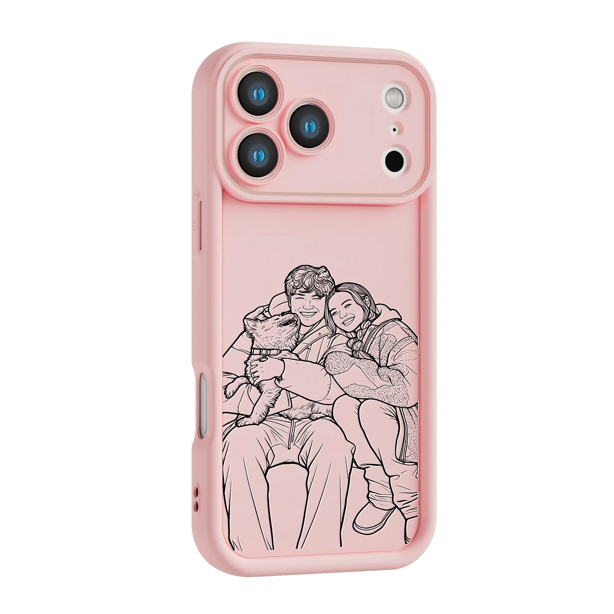 Custom DIY sketch Family Couple Pet Friend Personal Portrait EtcImage thumbnail 1