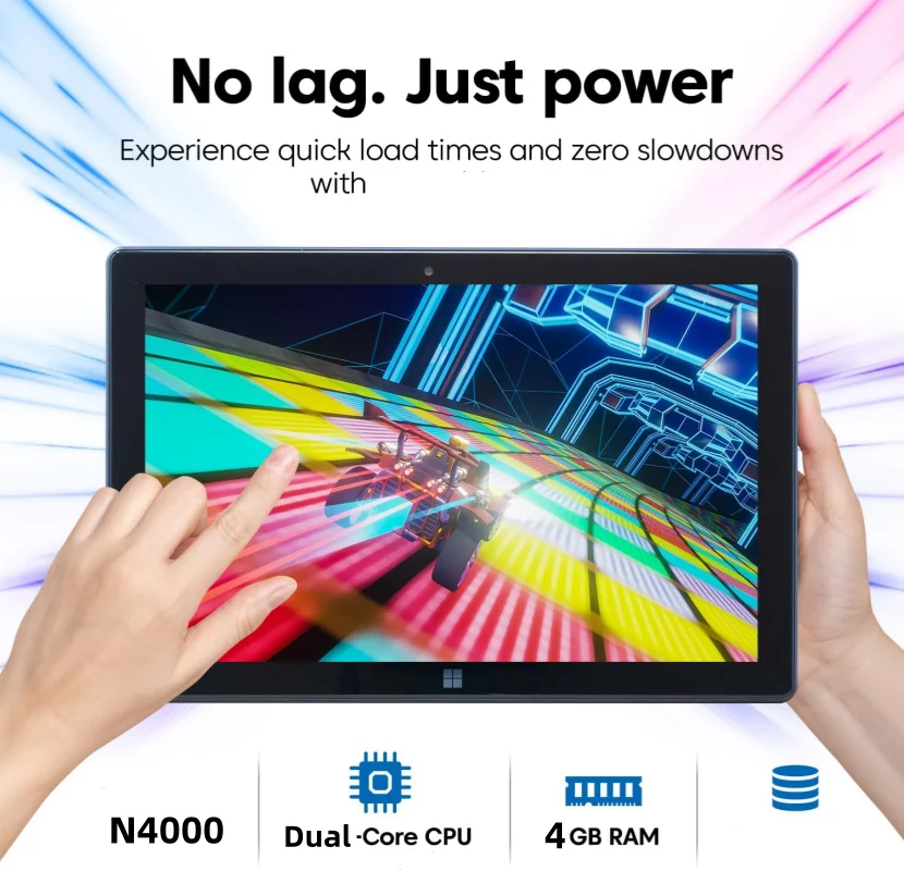 10.1 INCH 4GB RAM 64GB ROM T10 DS102 WINDOWS 10 Tablet PC 1280*800 IPS Screen WIFI Dual Core Dual Camera
