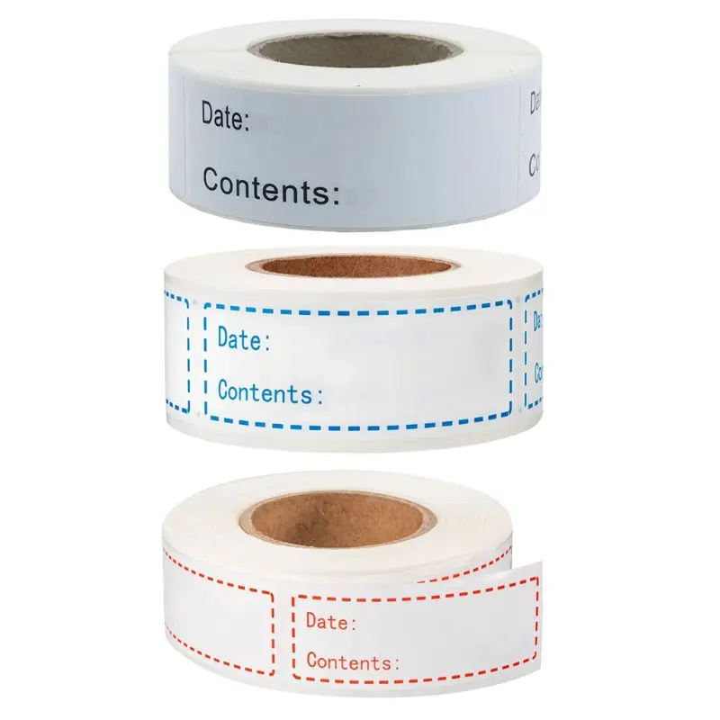 

150pcs/roll Kitchen Sticker Refrigerator Freezer Storage Date Content Label