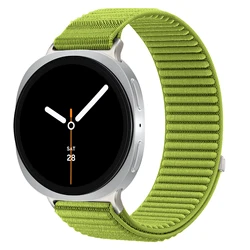 Sport Nylon Loop Strap Bracelet for Galaxy Watch - Premium Accessories (Field green)