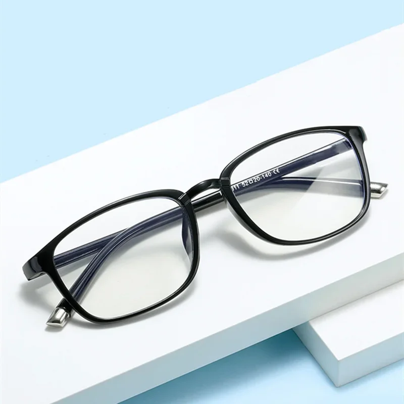Prescription Glasses For Myopia -0.5 TO -10 Women Men TR90 Frame Spectacles Anti Blue Light Or Photochromic Grey Or Brown UF12