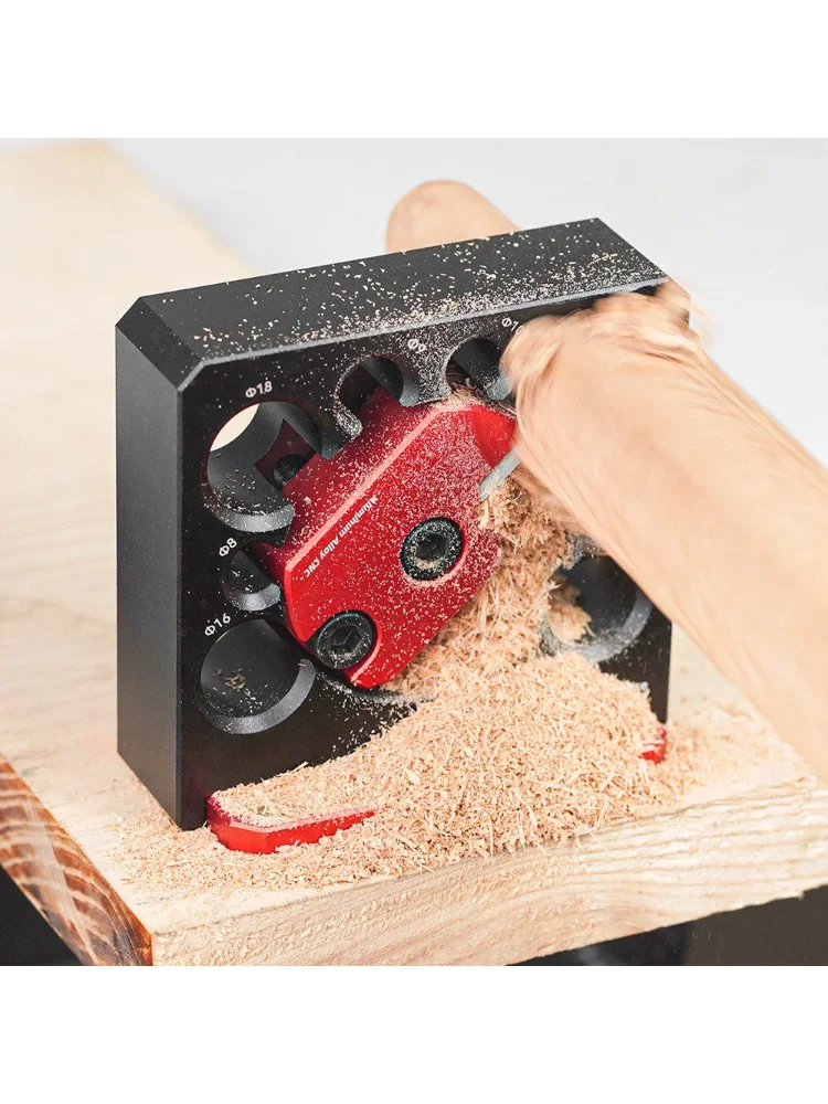 Adjustable Woodworking Tool for Electric Drill, Round Bar Assistive Device