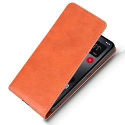 Luxury Retro Leather Flip Case - Smart Card Holder Cover - HONOR 400 Lite (Brown)