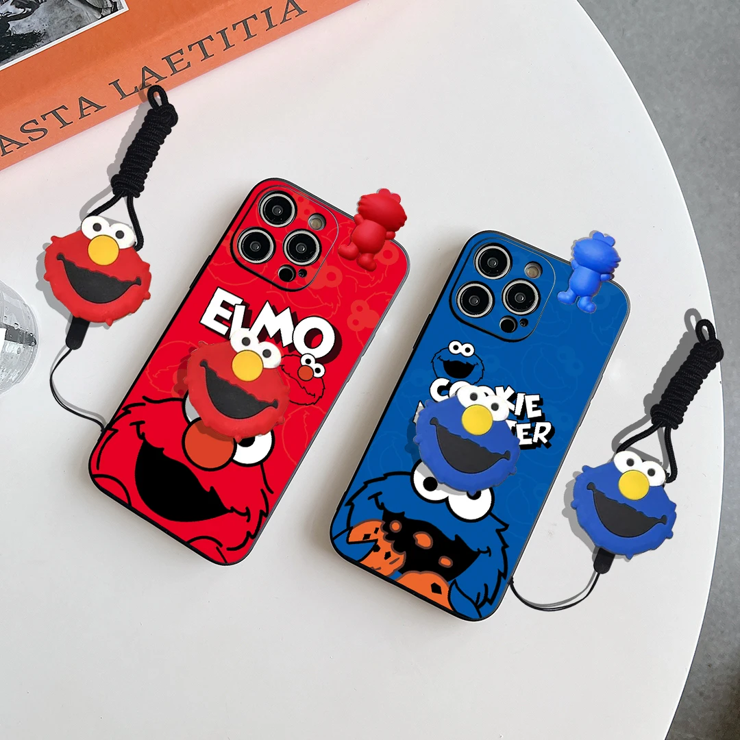 ELMO Case with Holder Rope – Blue Red