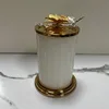 Creative Metal Butterfly Storage Jar Jewelry Cotton Swab Box Home Scented Candle Jar Nut Candy Box Crafts Home Decoration Modern 3