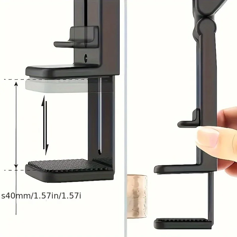 Compact Rotatable Travel Phone Stand with Adjustable Desk Holder