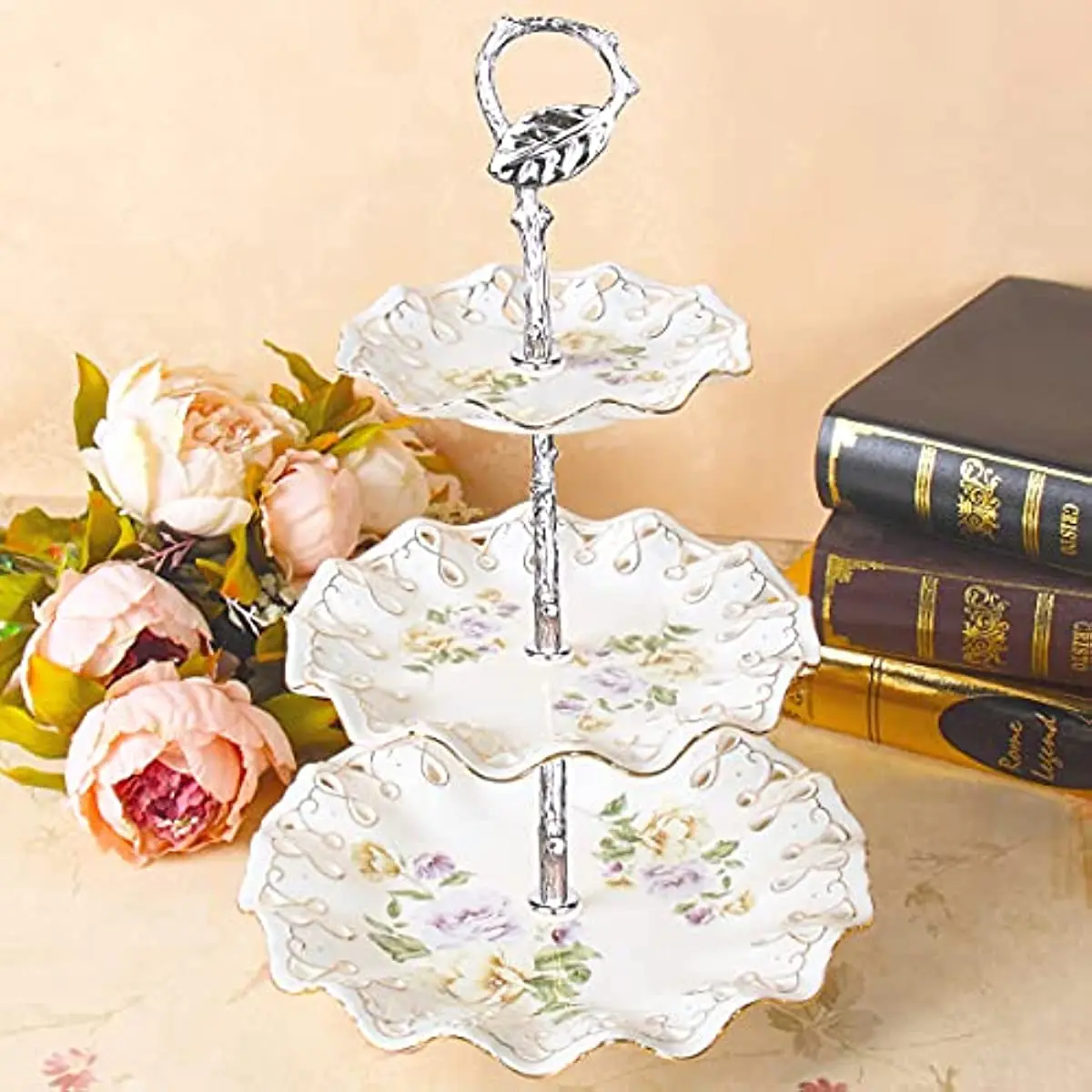 New Metal Stand DIY Three-Layer Fruit Plate Frame Stand Snack for Resin Mold Art Supplies fruit plate stand