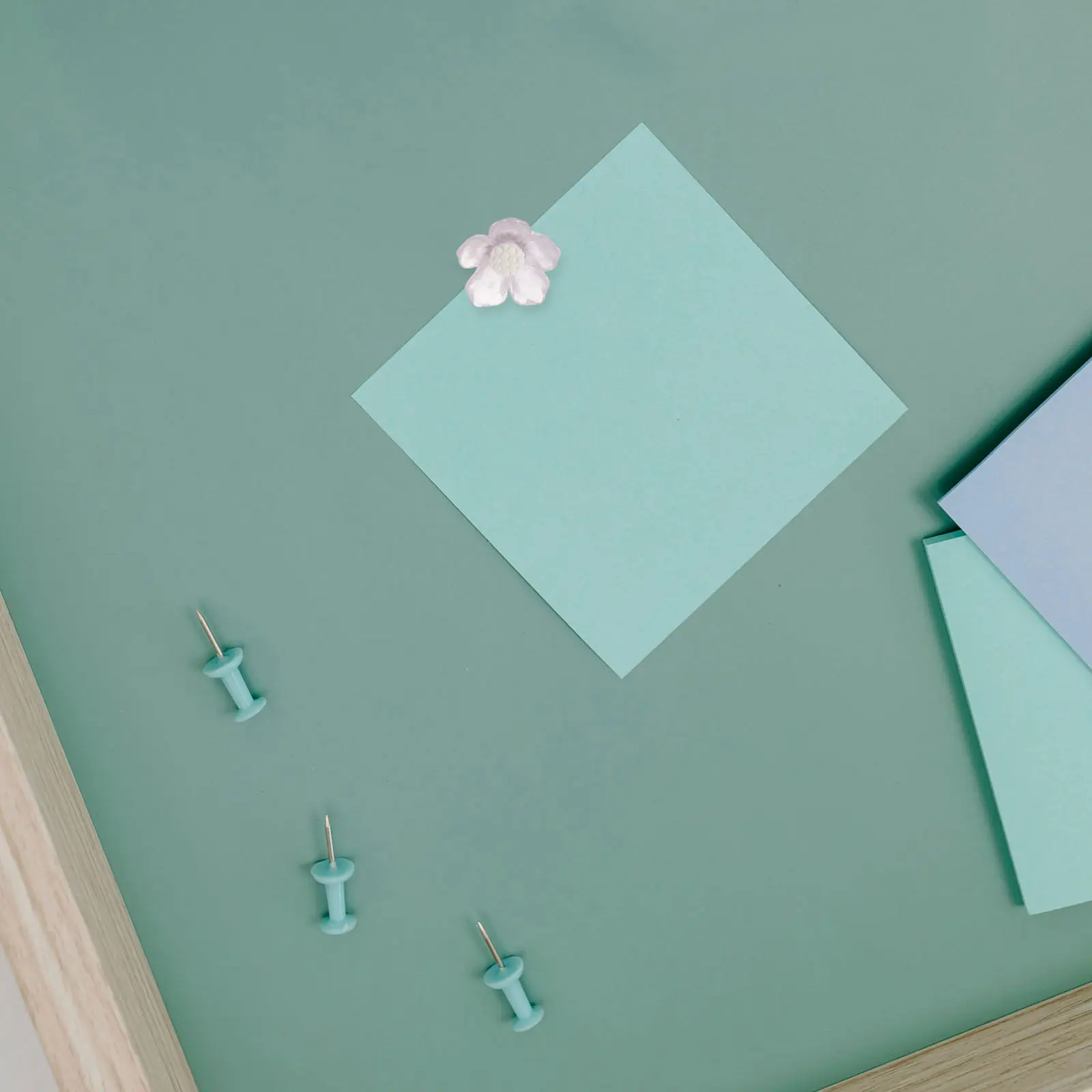 40Pcs 꽃 푸시 핀 수지 압정 꽃 디자인 장식 핀 게시판 사진 벽걸이 사무실 ..