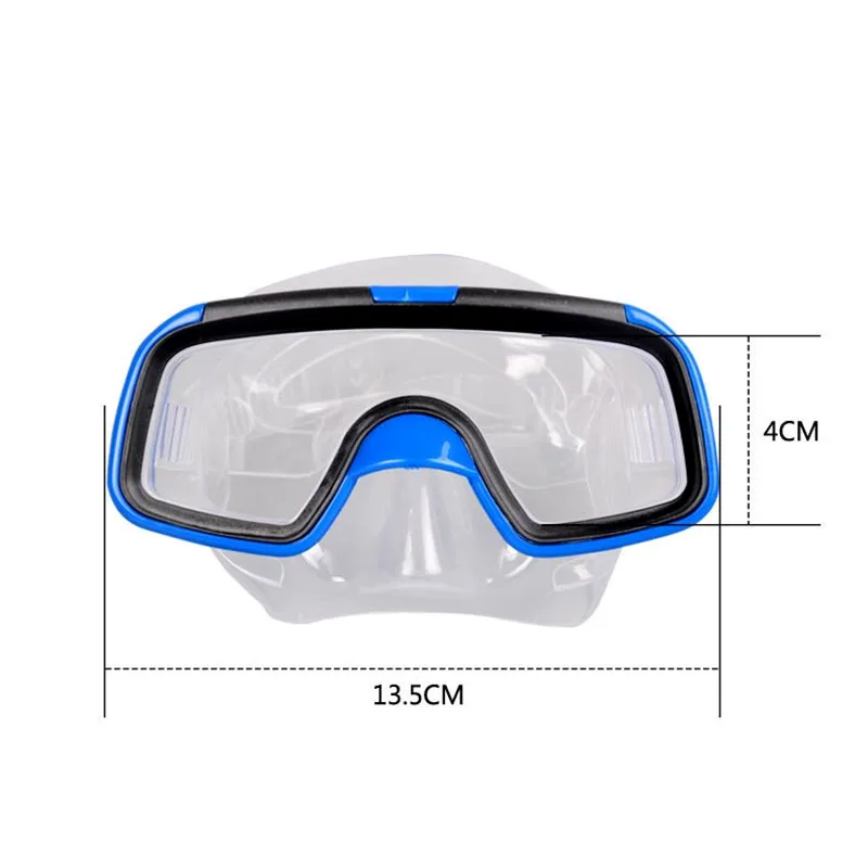 Children Diving Mask Set Anti-Fog Swimming Goggle Masks Snorkel Fins Kit for Kids Boys Girls FK88 6