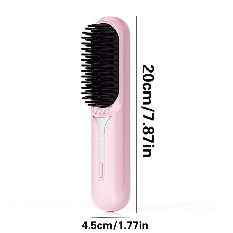 Fashion Hair Straightener Brush With Cordless And Rechargeable Hairdress Accesories Stylong Tool For Easy Use