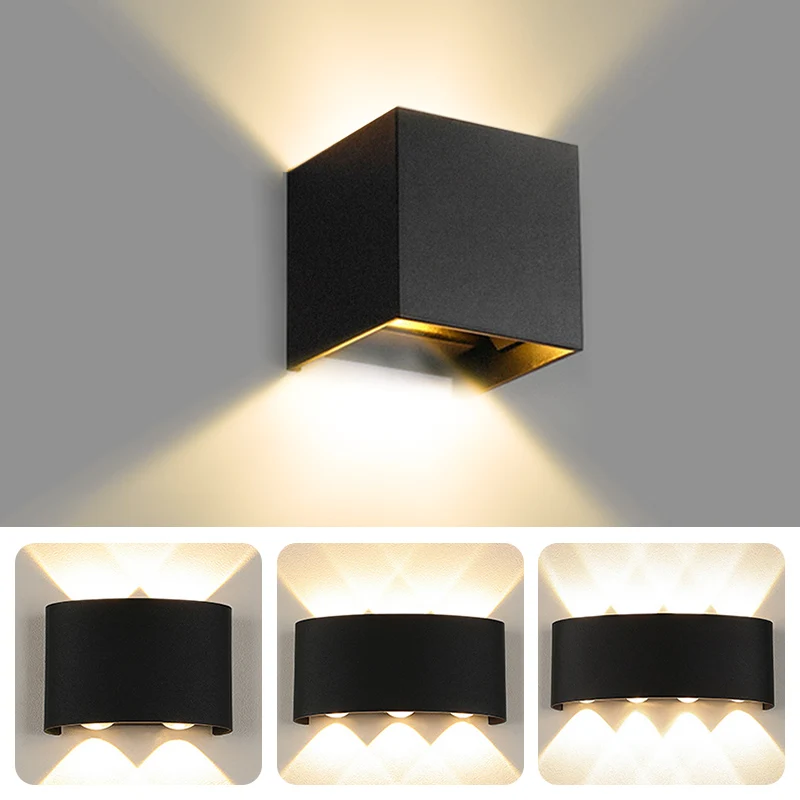 IP65 LED Wall Lamp AC110V-220V Waterproof Outdoor Interior Decor For Bedroom Living Room Stairs led wall lamp