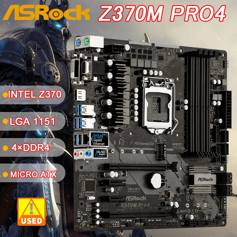 ASRock z370 pro4 + i7-8700k+ メモリ8GB×2 ASRock z370 pro4 + i7-8700k+