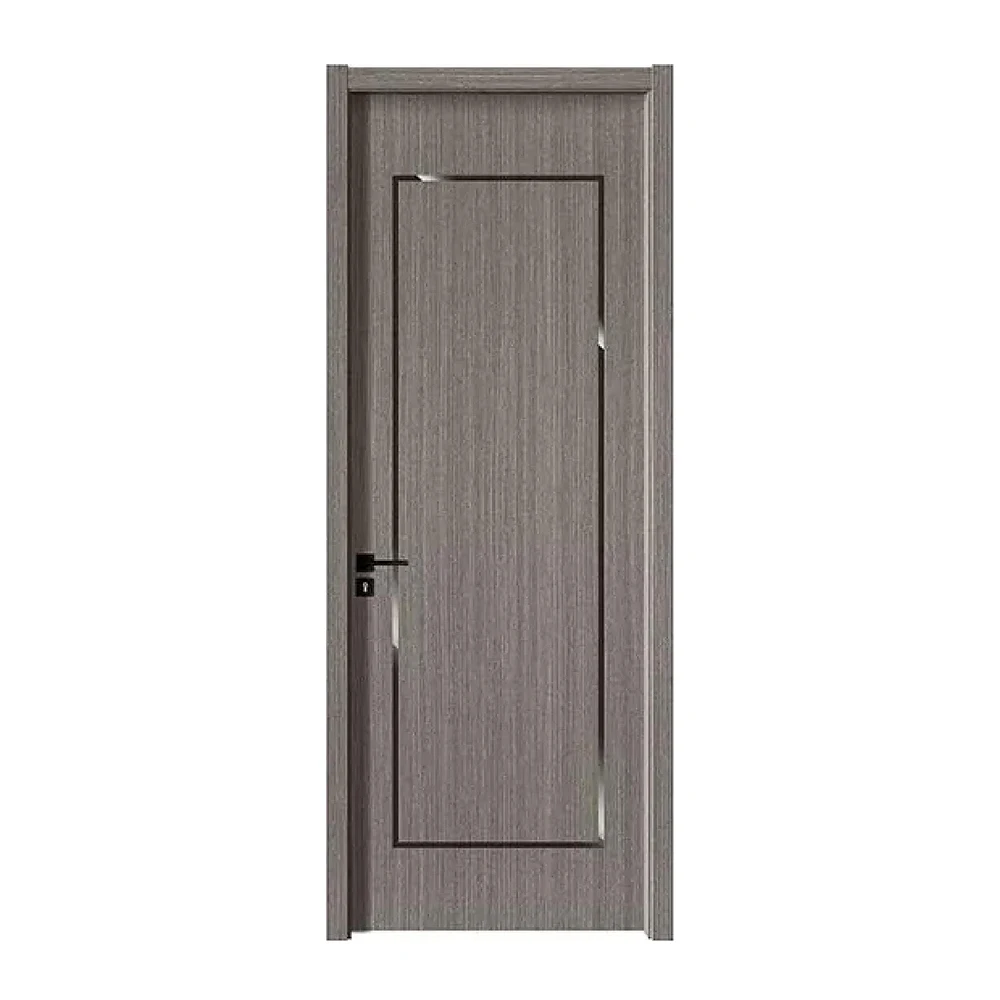 Popular Design Economical Wooden Door Design Apartment Home Interior Wood Composite WPC Door Waterproof WPC Room Wooden Door 6