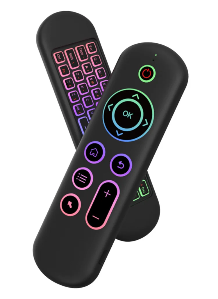 2.4g, luz de fundo, para android tv box, tv stick