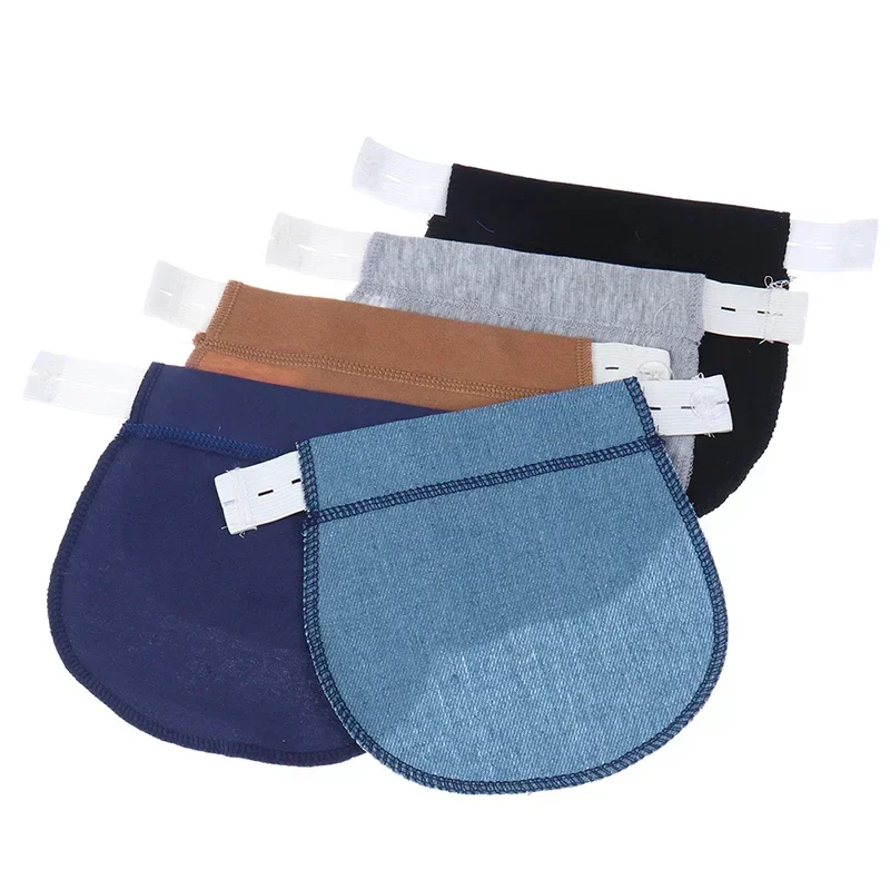 Women Adjustable Elastic Maternity Pregnancy Waistband Belt Waist Extender Clothing Pants 1pc For Pregnant Sewing Accessories pregnancy belly support belt