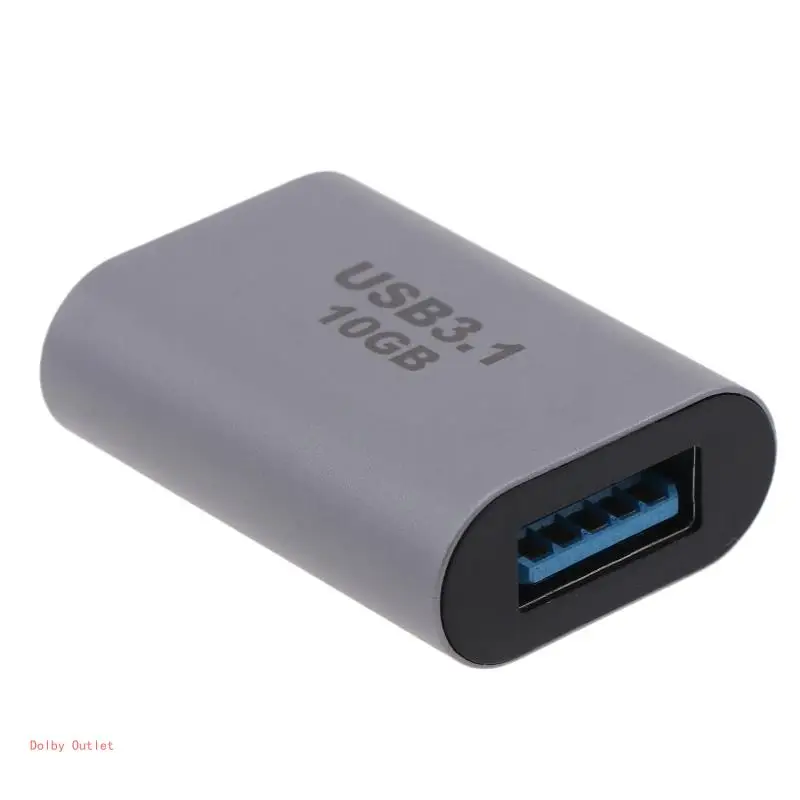 Type to USB Adapter Type Female to USB Female Adapter Data Charging Converter for Laptop