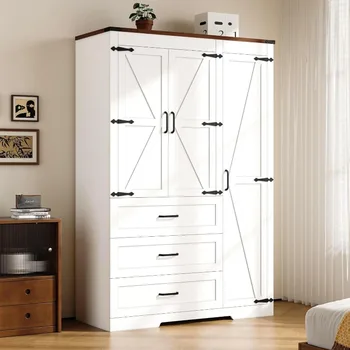 Farmhouse 3-Door Armoire 1