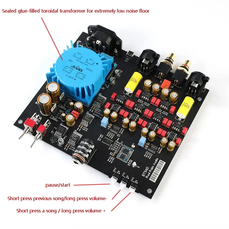 HIFI Audio Decoder QCC5125 Bluetooth 5.1 Dual PCM1794 DAC Lossless Digital To Analogue Converter USB 24bit/192KHz Decoding