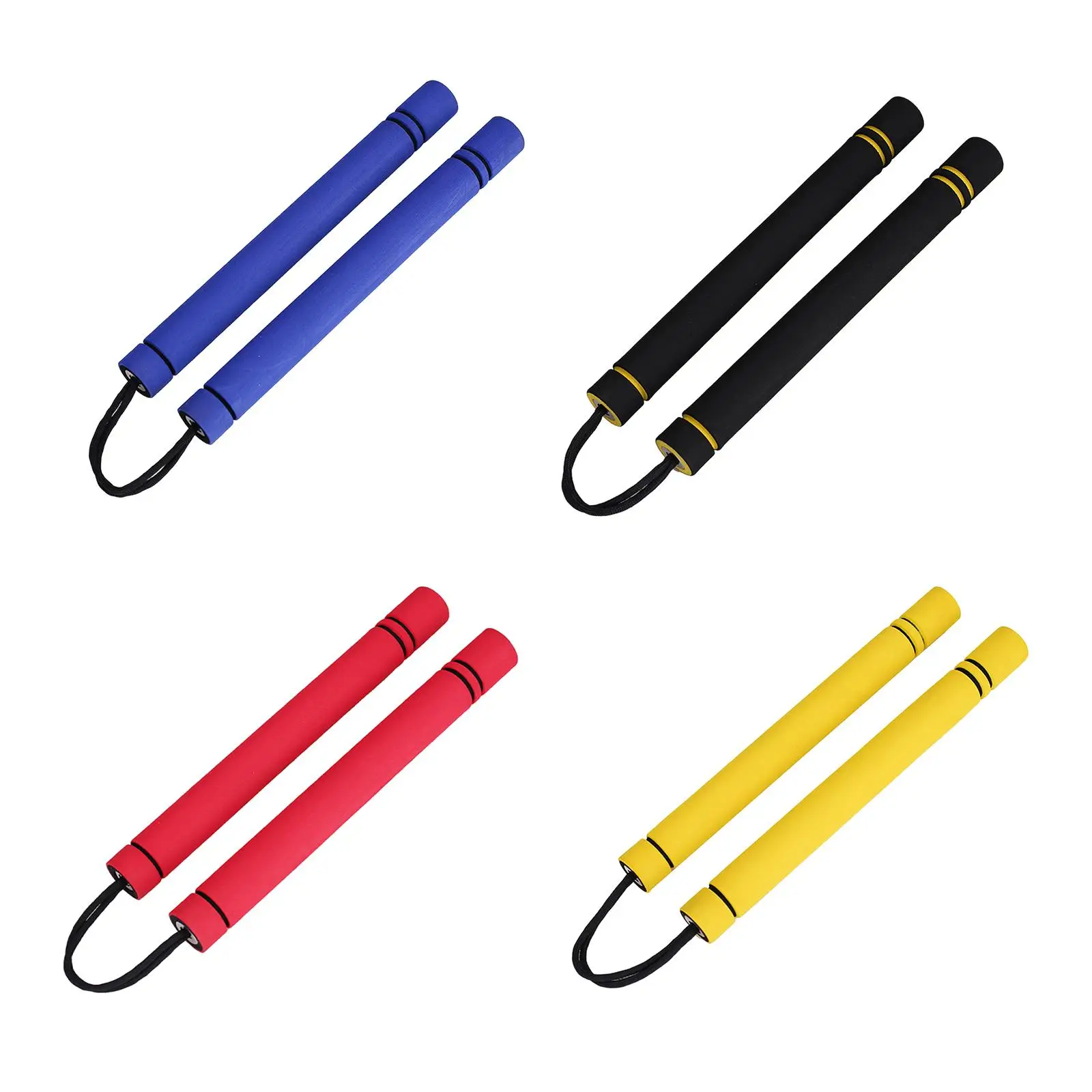 Training Foam Nunchucks Wingchun Kung Fu Trainer Toys Chinese Nunchucks for Beginners Kids Adults Training Working Out Practice