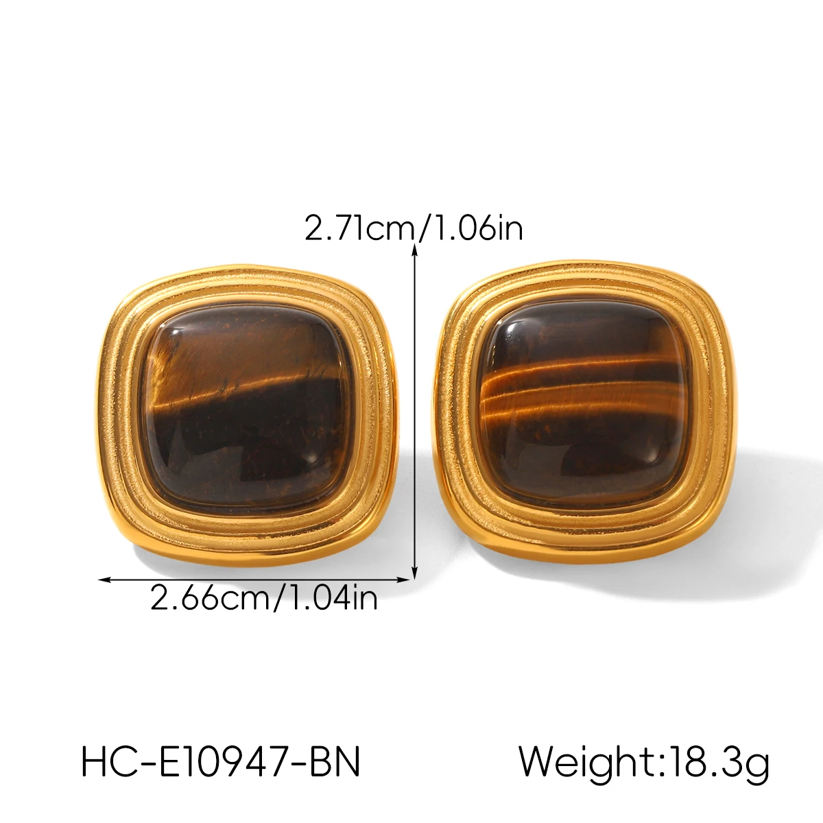 Huangchao Süße 26-teilige Mode Retro Edelstein Gemischter Schmuck Party Casual Y2k Gothic Stil Ohrringe Damen Partygeschenke – Detail 6