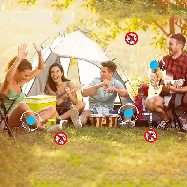 120Db Szúnyogtaszító Javítások Matricák Gyerekek Felnőttek Otthoni Kültéri Legyek Riasztó - Image 5