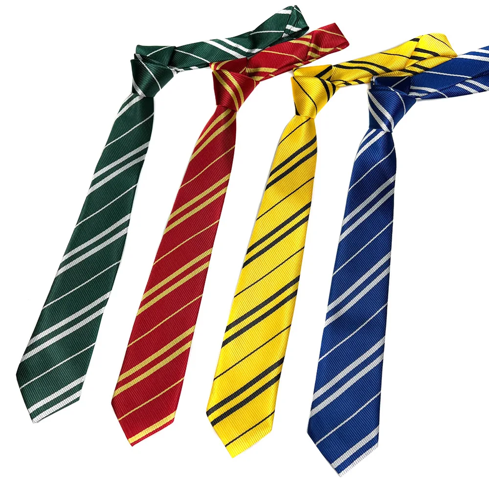 Magic College Costume Necktie Accessories Harris Halloween Cosplay Tie Prop Twill Casual
