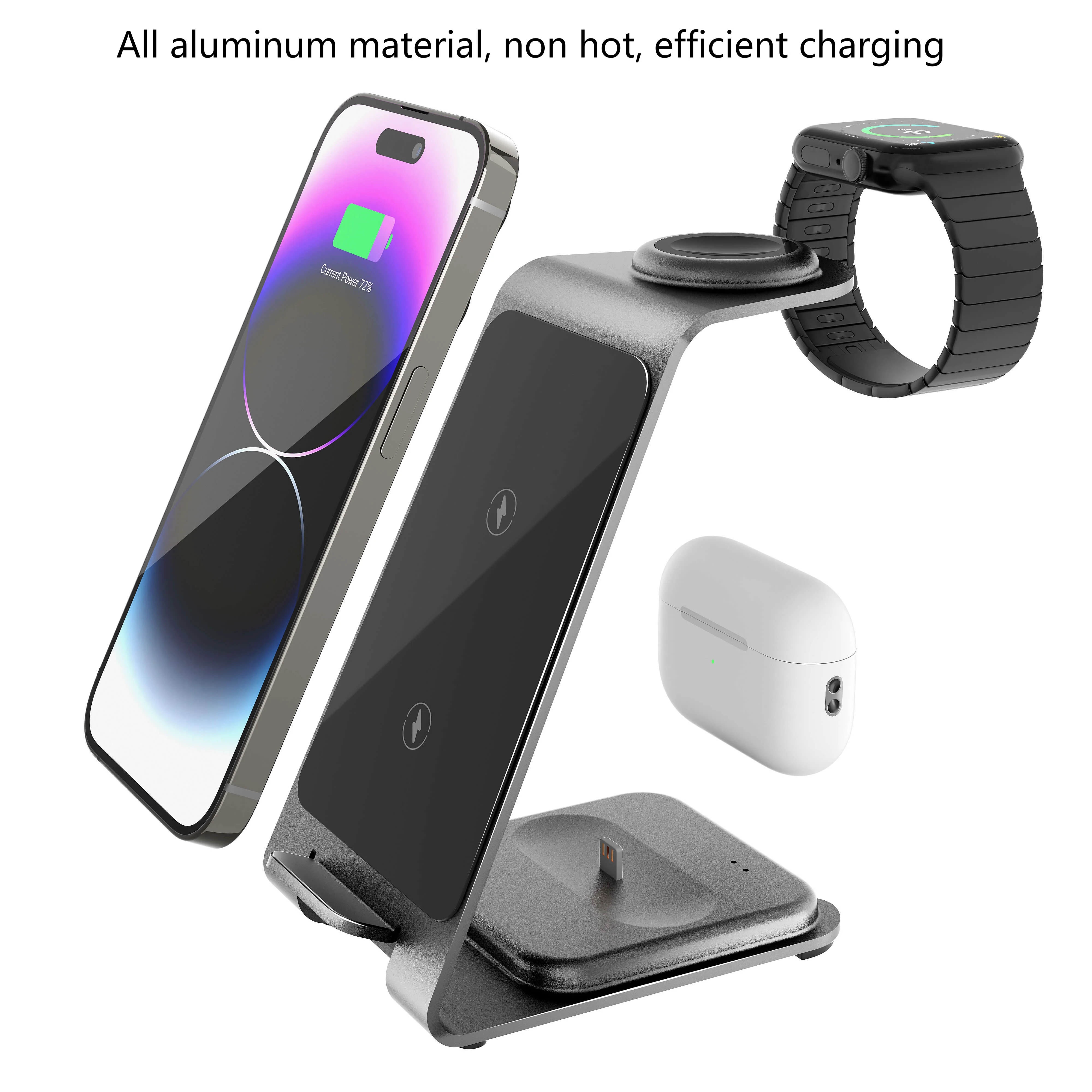 Owlpow in1 for Apple Charging Station Multiple Device [Qi