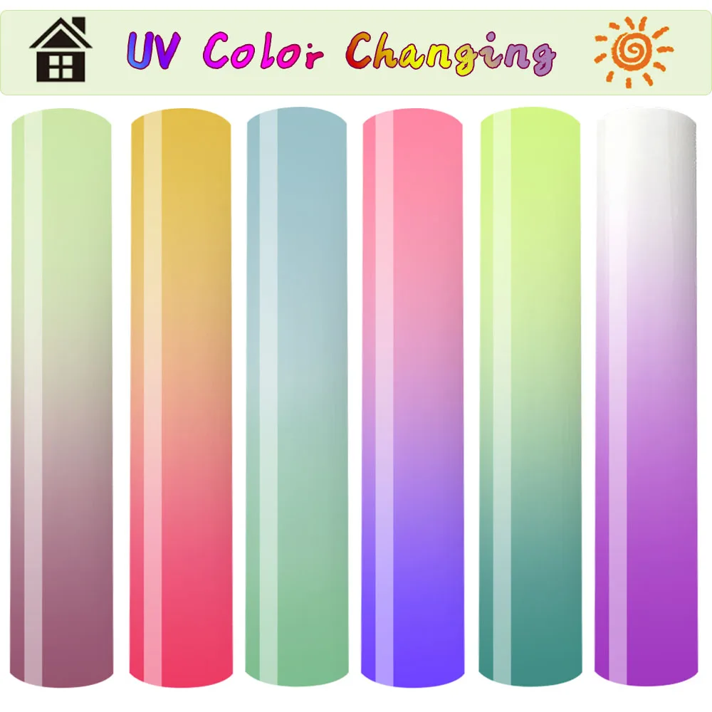 Sunlight Sensitive Color-Changing Vinyl - PU Heat Transfer