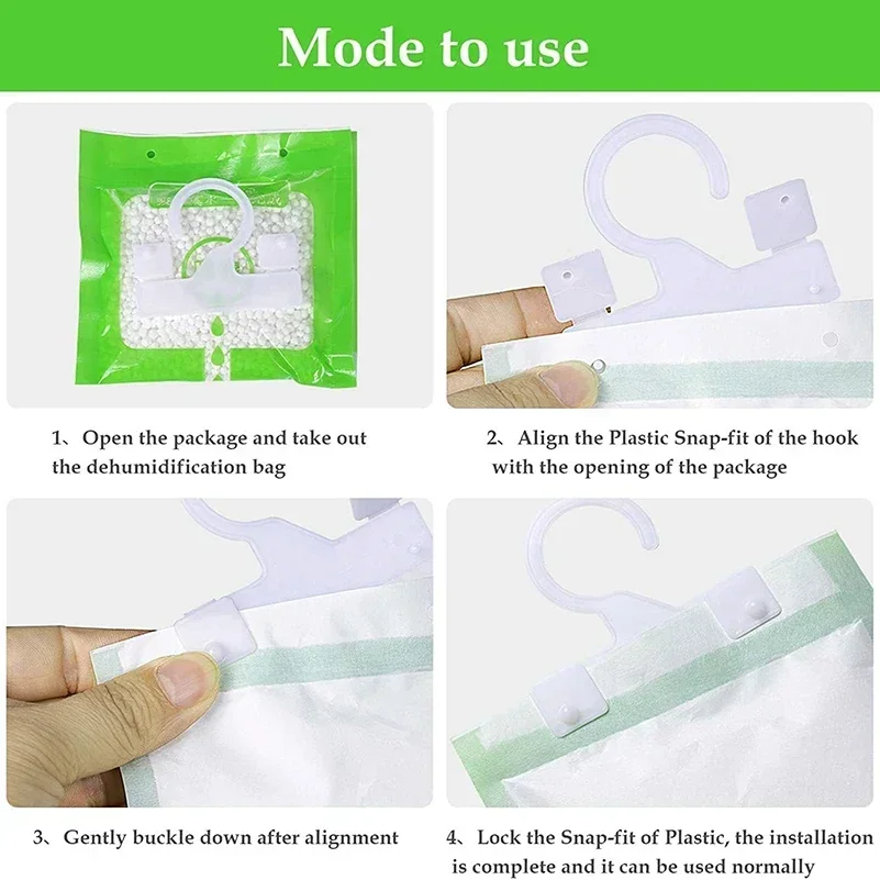 Moisture Absorber Drying Hanging Bags Home Bedroom Closet Wardrobe Moldproof Anti Damp Mildew Dehumidification Bag Humidity Pack