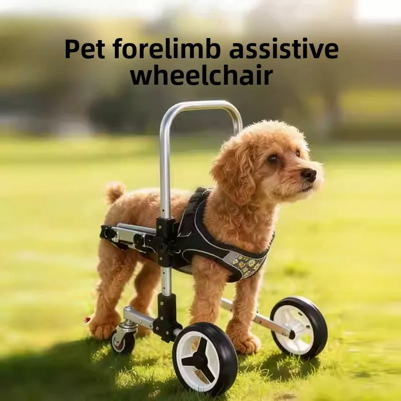 Veterinary Dog Wheelchair Front - Adjustable Support Harness for Arthritic Pets, Senior Mobility Aid with Padded Straps