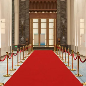 Red Carpet Runner Aisle Runner Party Runway Hallway Rug Floor Mat Prom Decorations Outdoor Carpet Entryway Rug Indoor 1