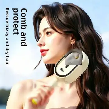 Electric spray airbag massage comb essential oil atomization care self-cleaning anti-static hair wrap smooth hair comb Massage comb, electric comb, scalp comb, red light comb, scalp electric massage comb, microcurrent infrared laser comb 2