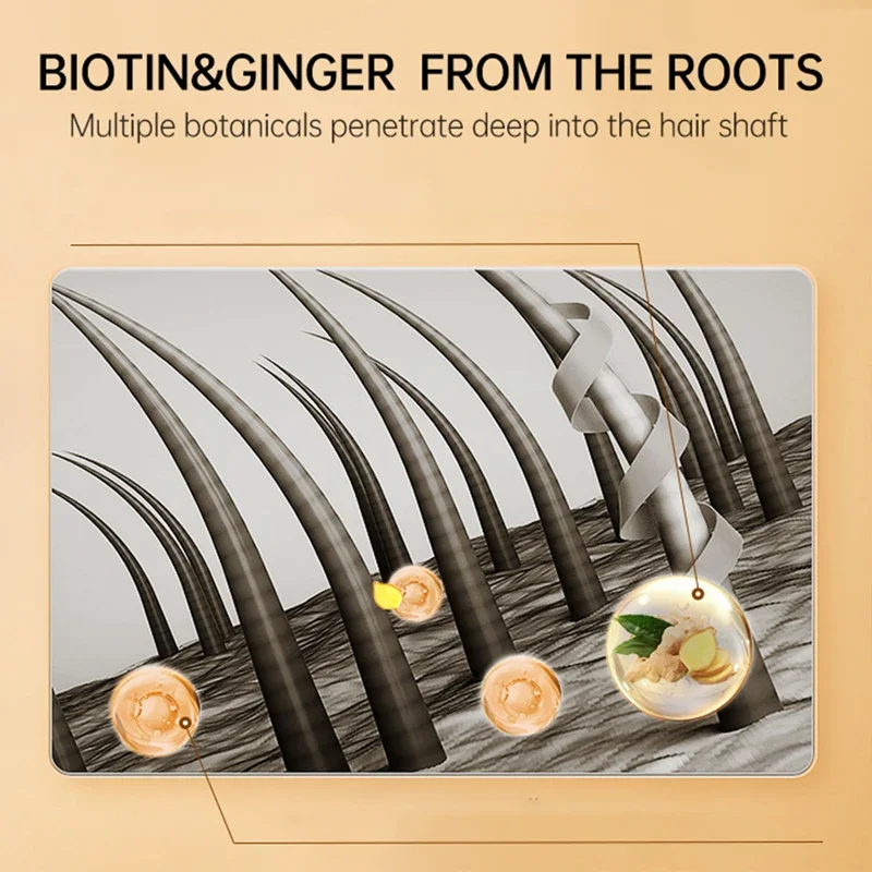 Hair Growth Oil Hair Restoration Products PURC Ginger Hair Growth Products for Man Women
