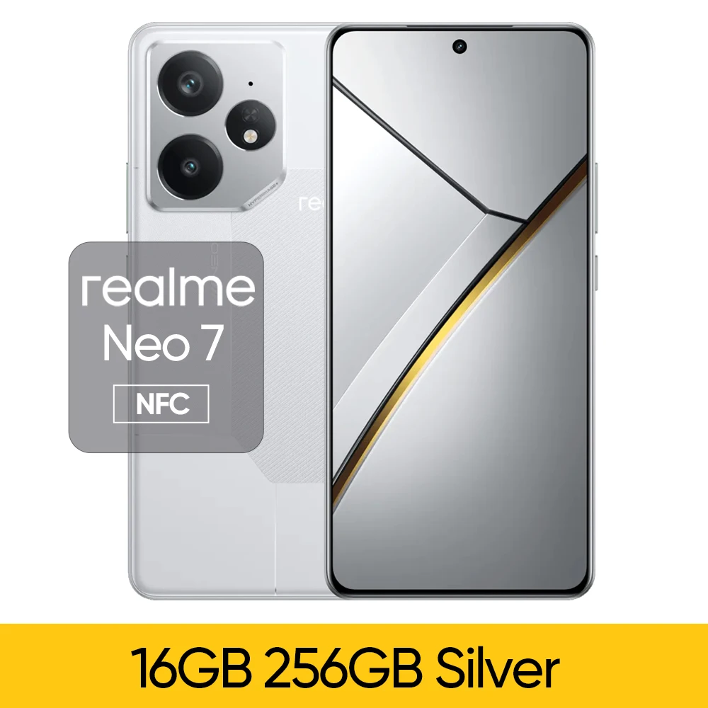ロック解除オリジナル realme Neo7 5G スマートフォン Dimensity 9300