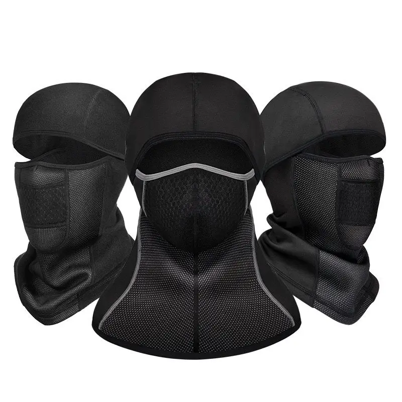 New Cycling Ice Silk Mask Balaclava UV Protection Face Mask Motorcycle Head cover Outdoor Ice Silk Quick-Drying Full Face L
